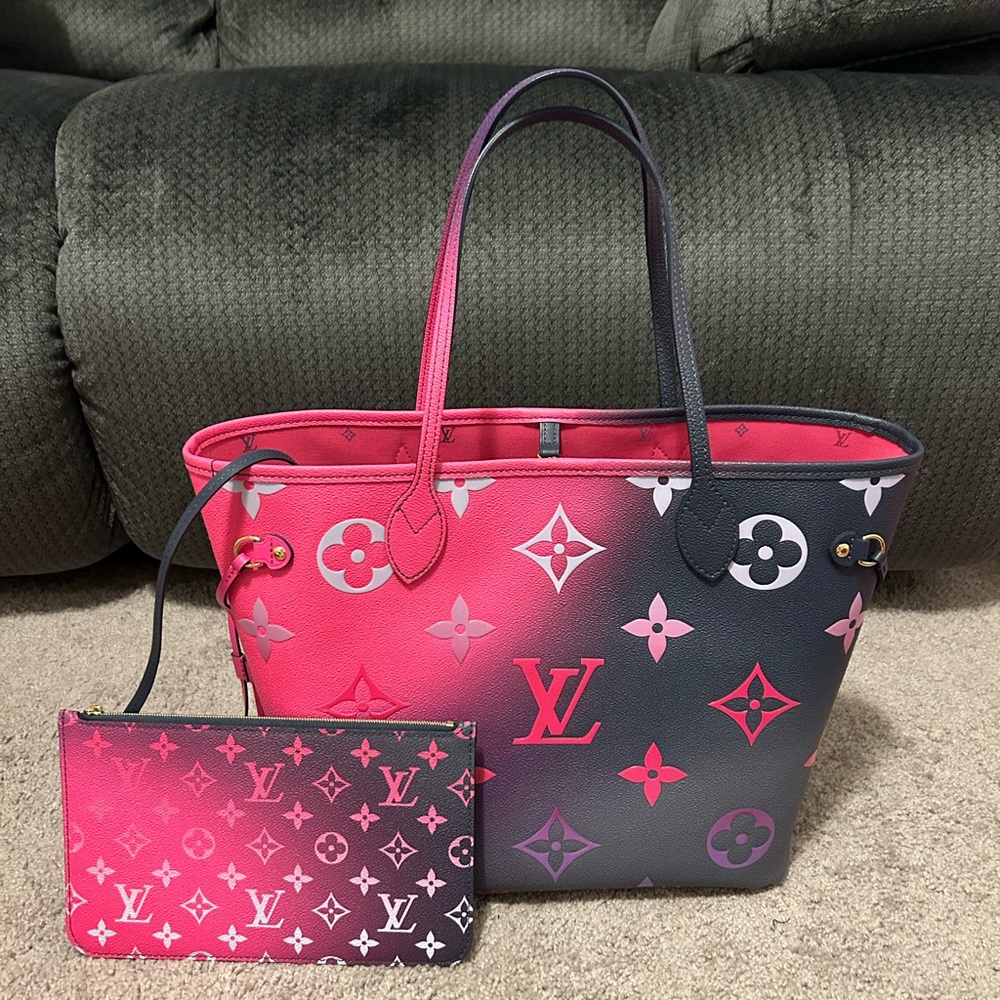 Louis Vuitton Midnight Fuchsia Neverfull Monogram
